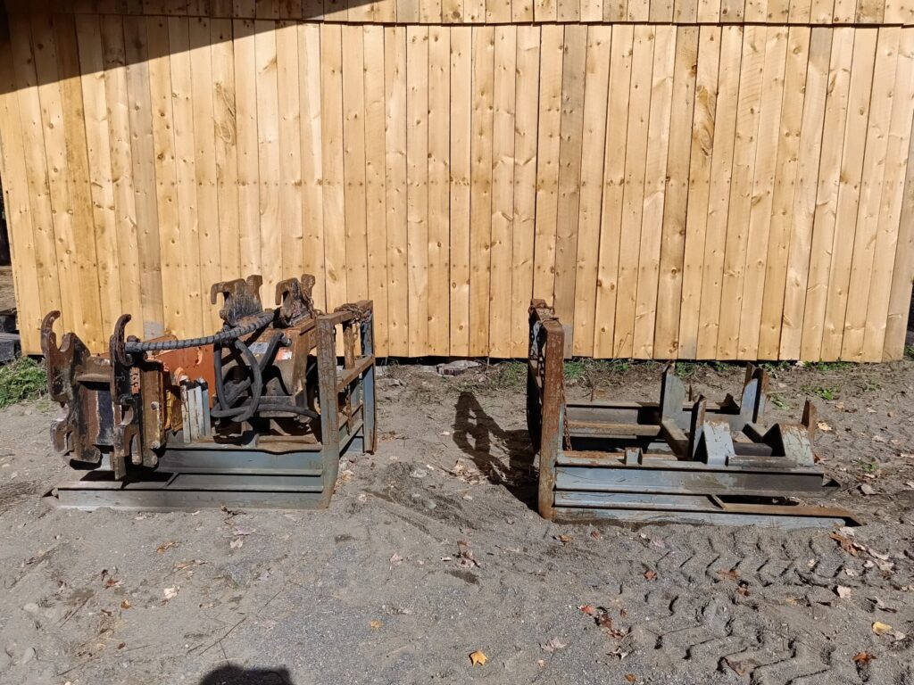 Backhoe Attachment Skids