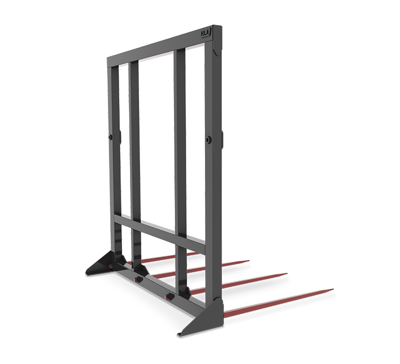 Four Prong Bale Spear w/ Rigid Frame