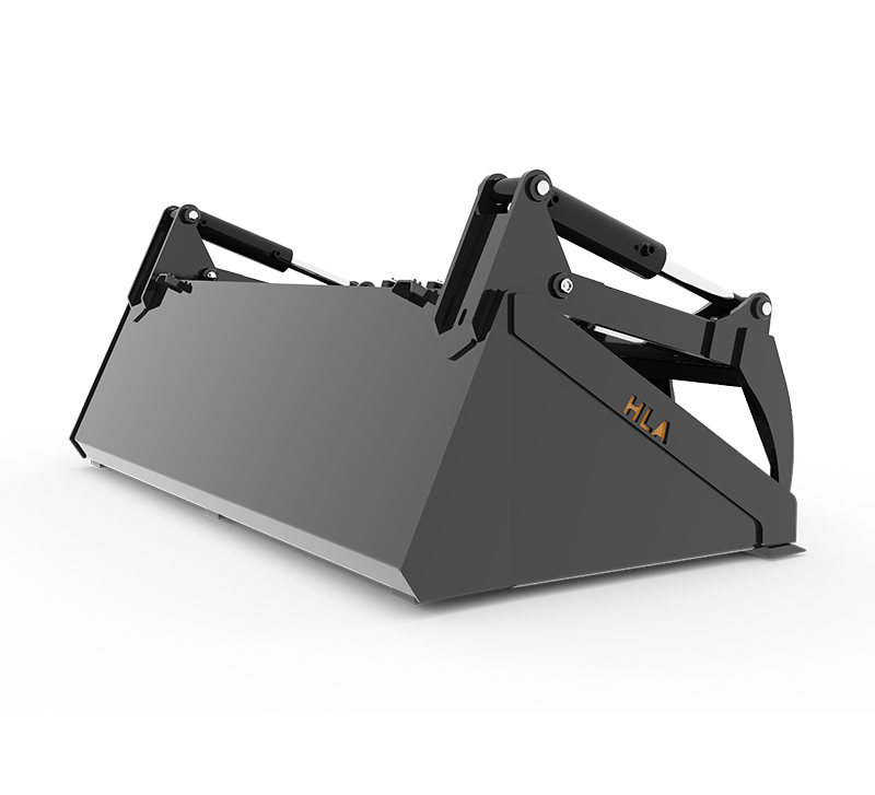 Low Profile Skidsteer Bucket & Skidsteer Grapple