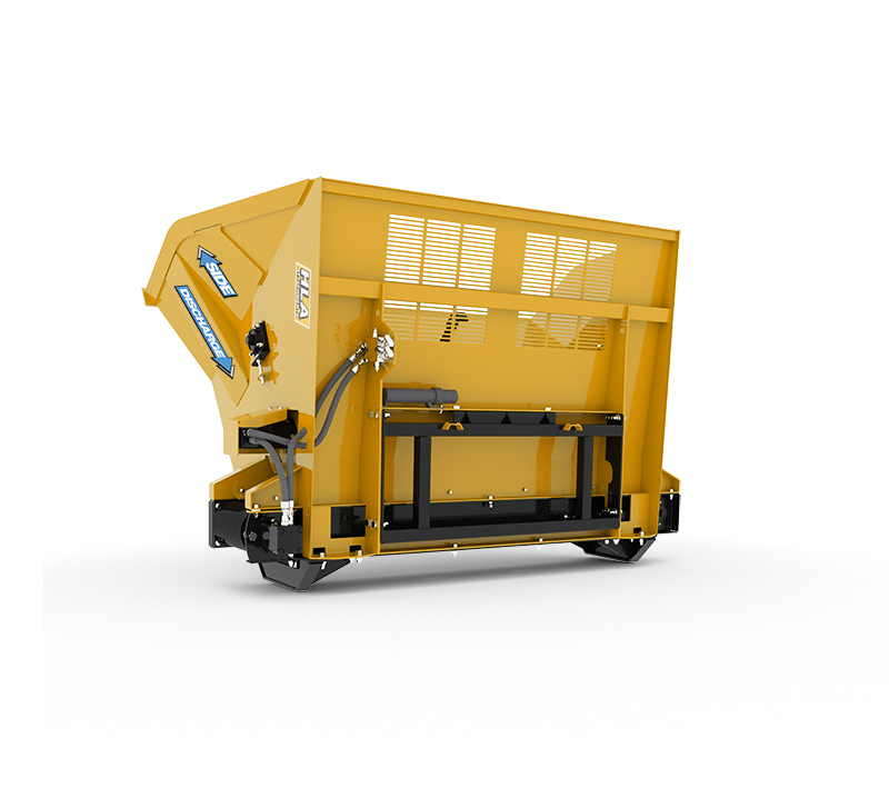 Side Discharge Straw/Lime Bucket