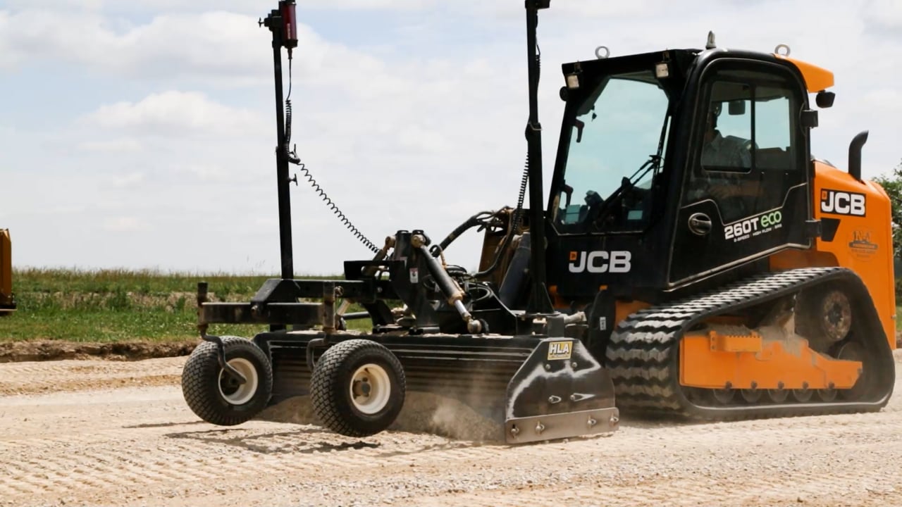 Skidsteer Laser Grader