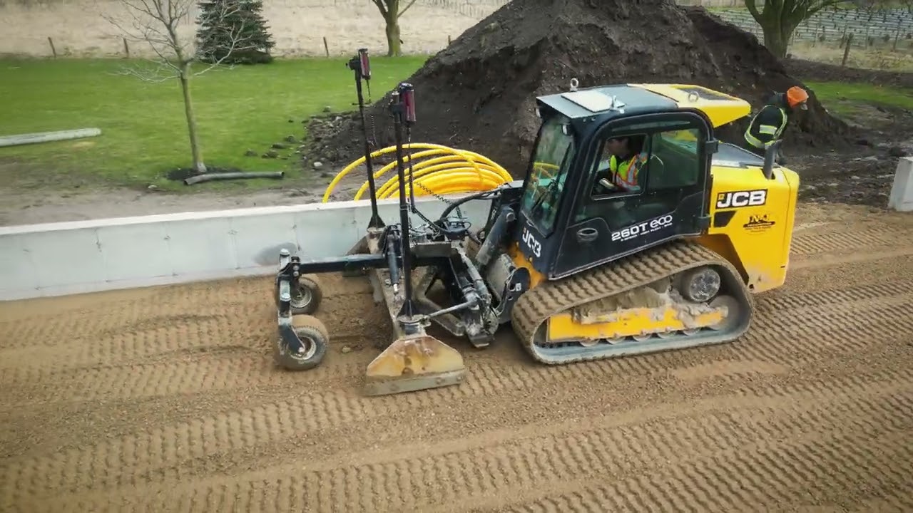 Skidsteer Laser Grader