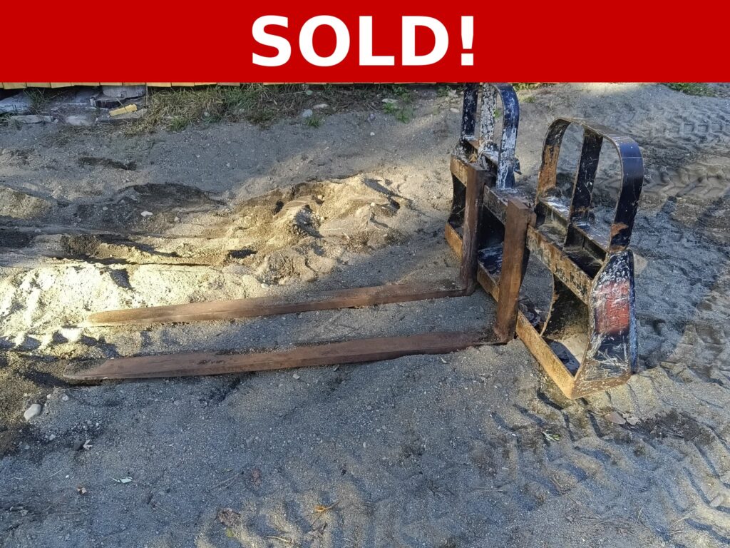 HLA 60″ Skid Steer Pallet Forks - Valtek